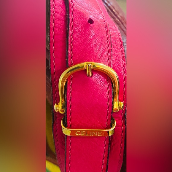 Celine multicolor genuine leather bucket bag - Picture 11 of 14